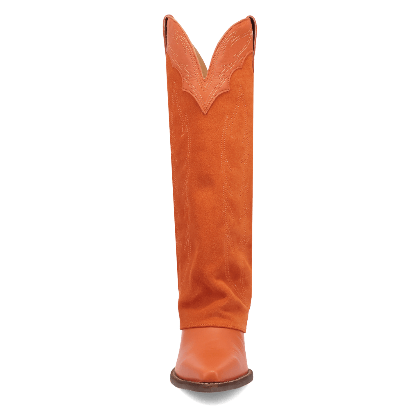 Women's Dingo Wild Fire  Leather Boot - Orange - DI2280-OR