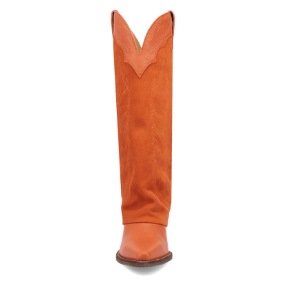 Women's Dingo Wild Fire  Leather Boot - Orange - DI2280-OR