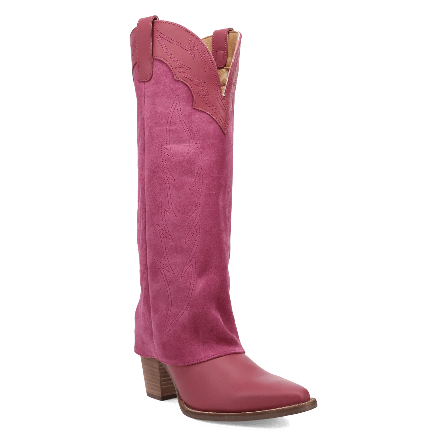 Women's Dingo Wild Fire  Leather Boot - Fuchsia - DI2280-PU6