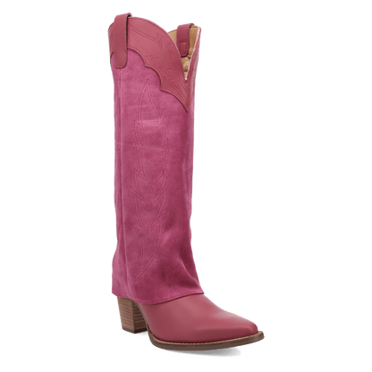 Women's Dingo Wild Fire  Leather Boot - Fuchsia - DI2280-PU6