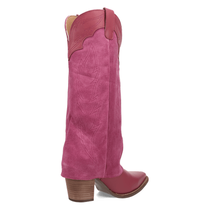 Women's Dingo Wild Fire  Leather Boot - Fuchsia - DI2280-PU6