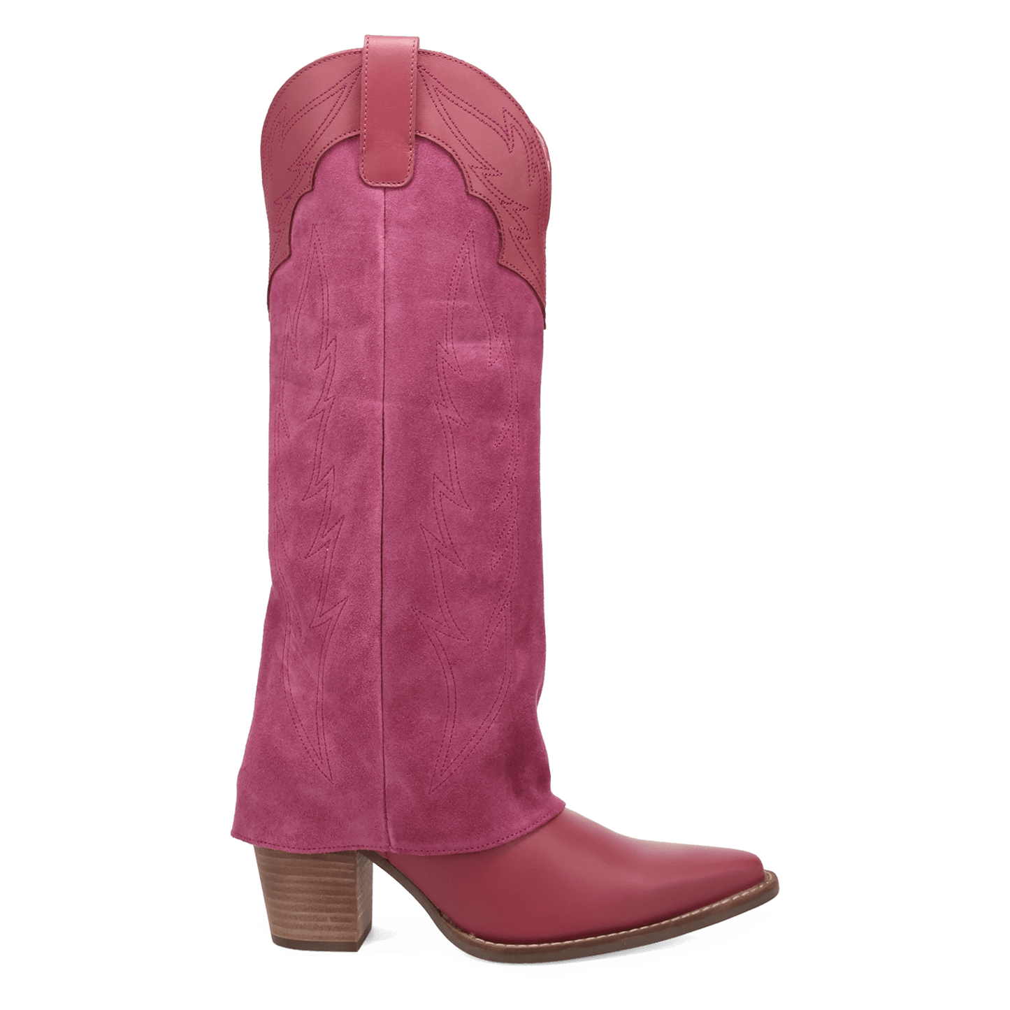 Women's Dingo Wild Fire  Leather Boot - Fuchsia - DI2280-PU6