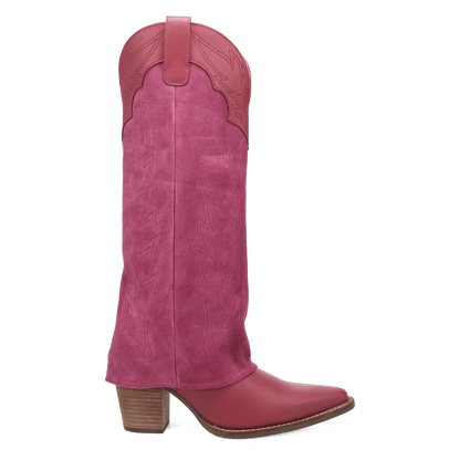 Women's Dingo Wild Fire  Leather Boot - Fuchsia - DI2280-PU6