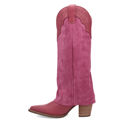 Women's Dingo Wild Fire  Leather Boot - Fuchsia - DI2280-PU6