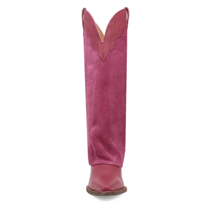Women's Dingo Wild Fire  Leather Boot - Fuchsia - DI2280-PU6