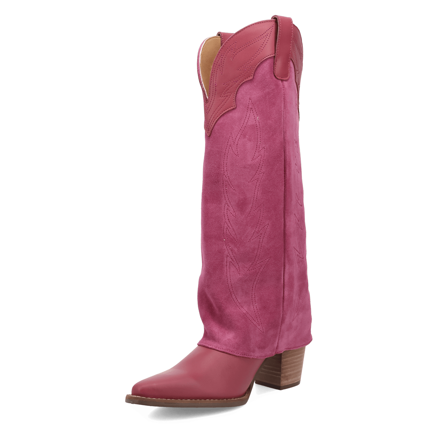 Women's Dingo Wild Fire  Leather Boot - Fuchsia - DI2280-PU6