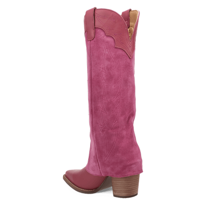 Women's Dingo Wild Fire  Leather Boot - Fuchsia - DI2280-PU6