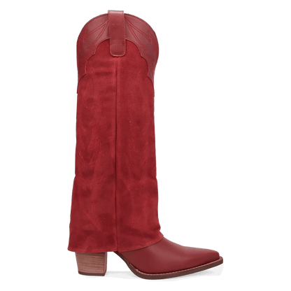 Women's Dingo Wild Fire  Leather Boot - Red - DI2280-RD