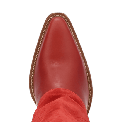 Women's Dingo Wild Fire  Leather Boot - Red - DI2280-RD