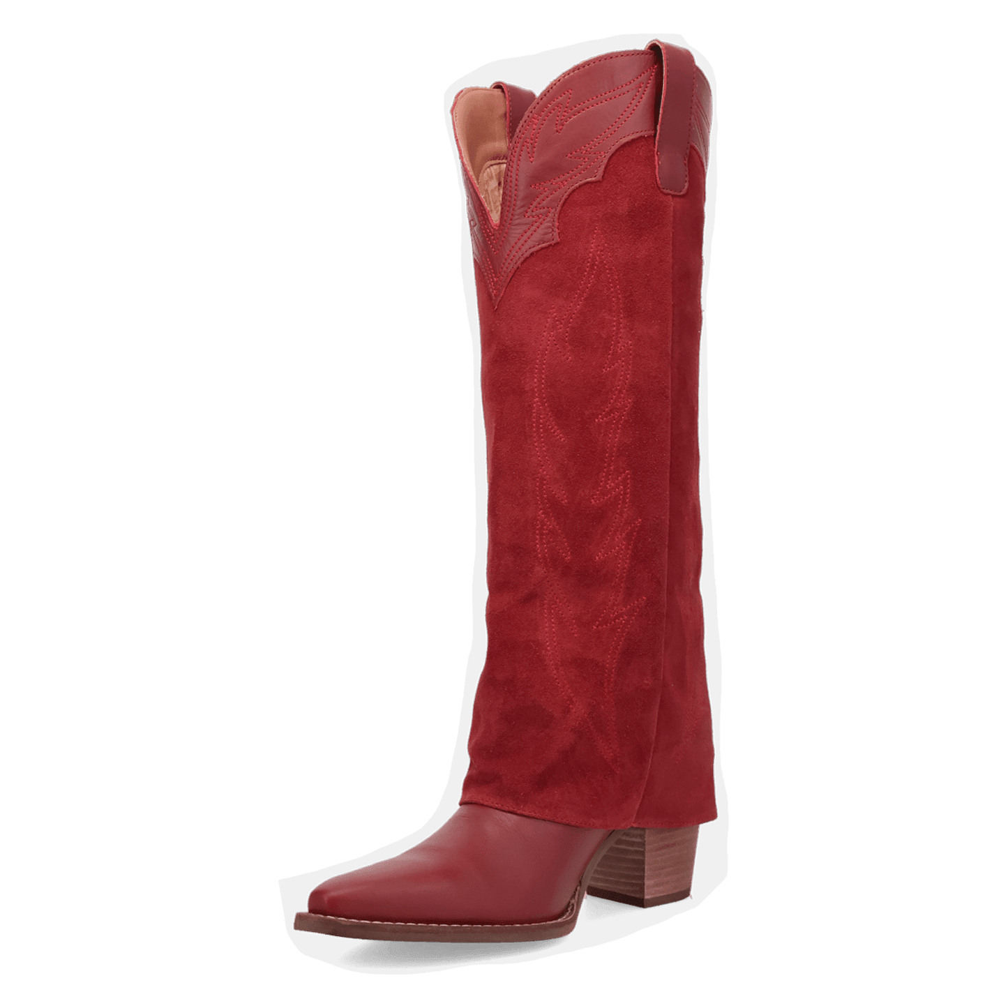Women's Dingo Wild Fire  Leather Boot - Red - DI2280-RD