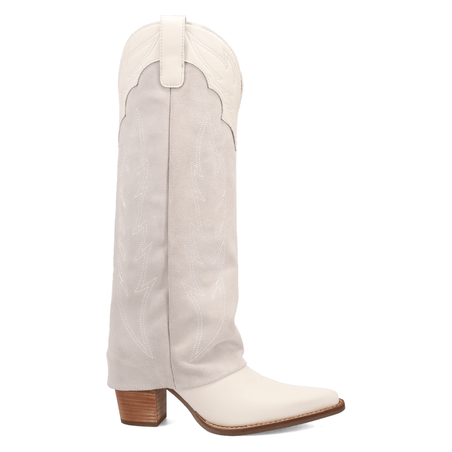 Women's Dingo Wild Fire  Leather Boot - White - DI2280-WH