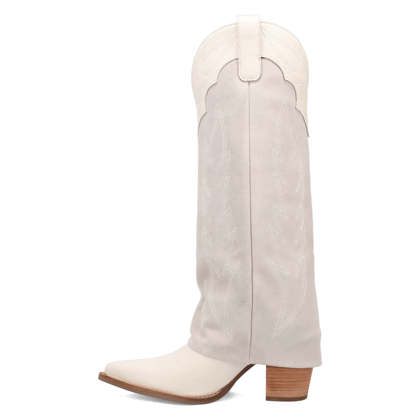 Women's Dingo Wild Fire  Leather Boot - White - DI2280-WH