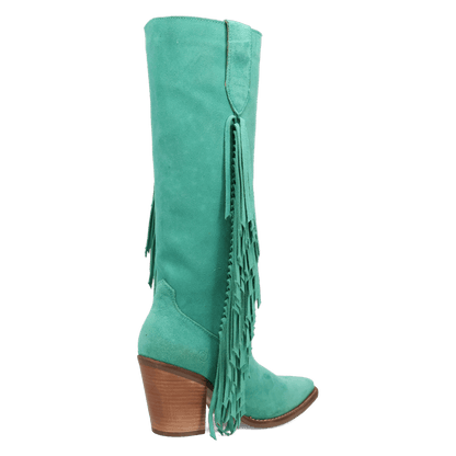 Women's Dingo Twister Leather Boot - Green - DI2282-GN