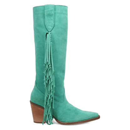 Women's Dingo Twister Leather Boot - Green - DI2282-GN