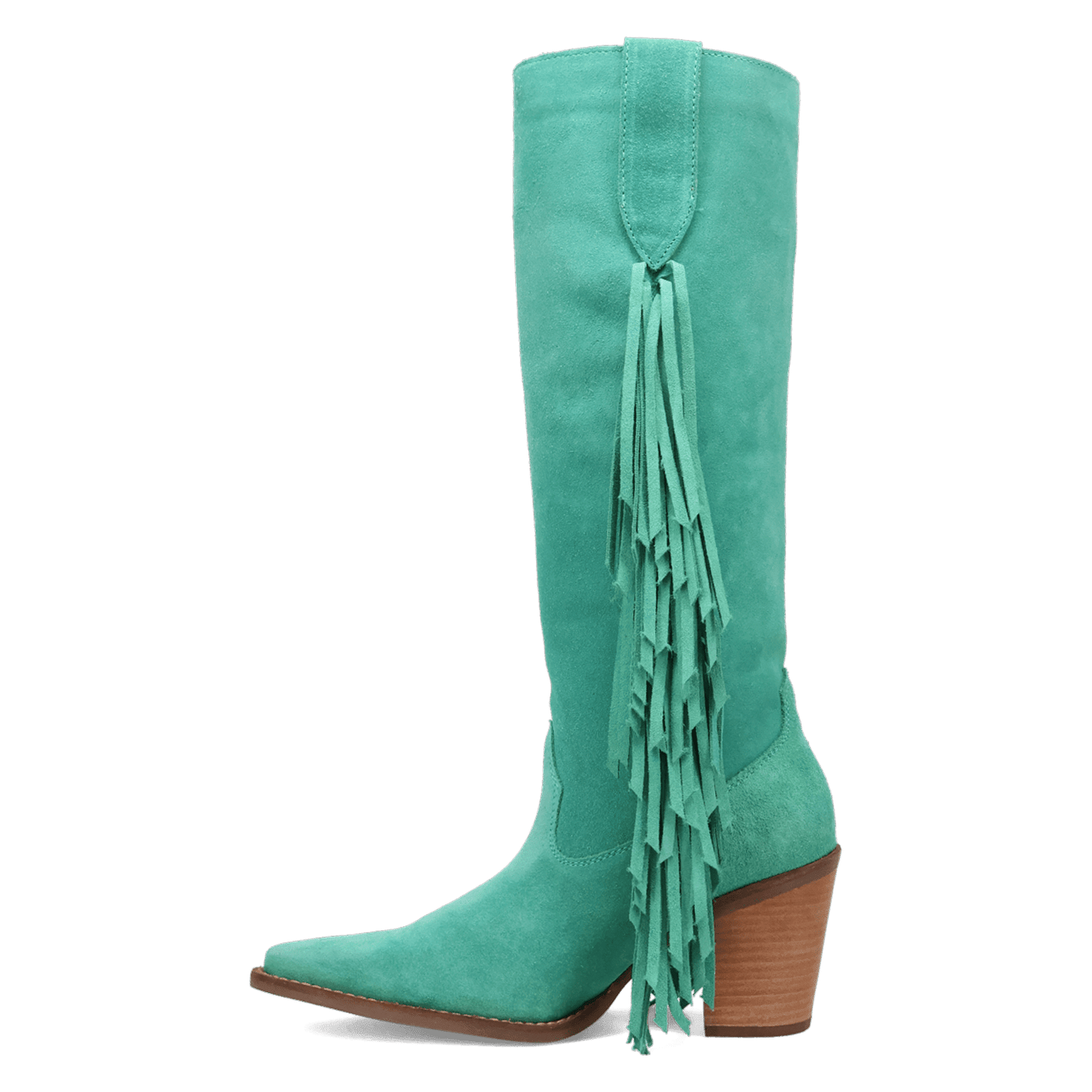 Women's Dingo Twister Leather Boot - Green - DI2282-GN