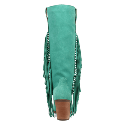 Women's Dingo Twister Leather Boot - Green - DI2282-GN