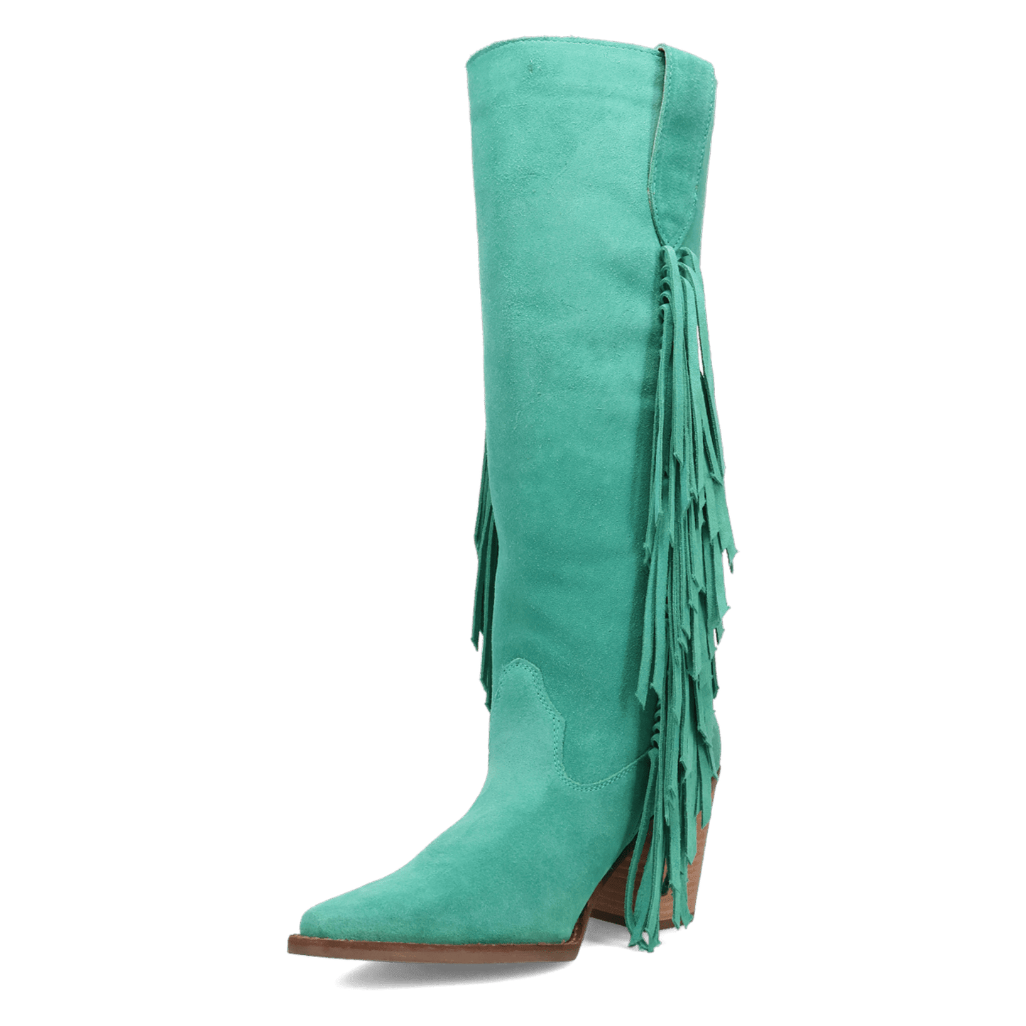 Women's Dingo Twister Leather Boot - Green - DI2282-GN