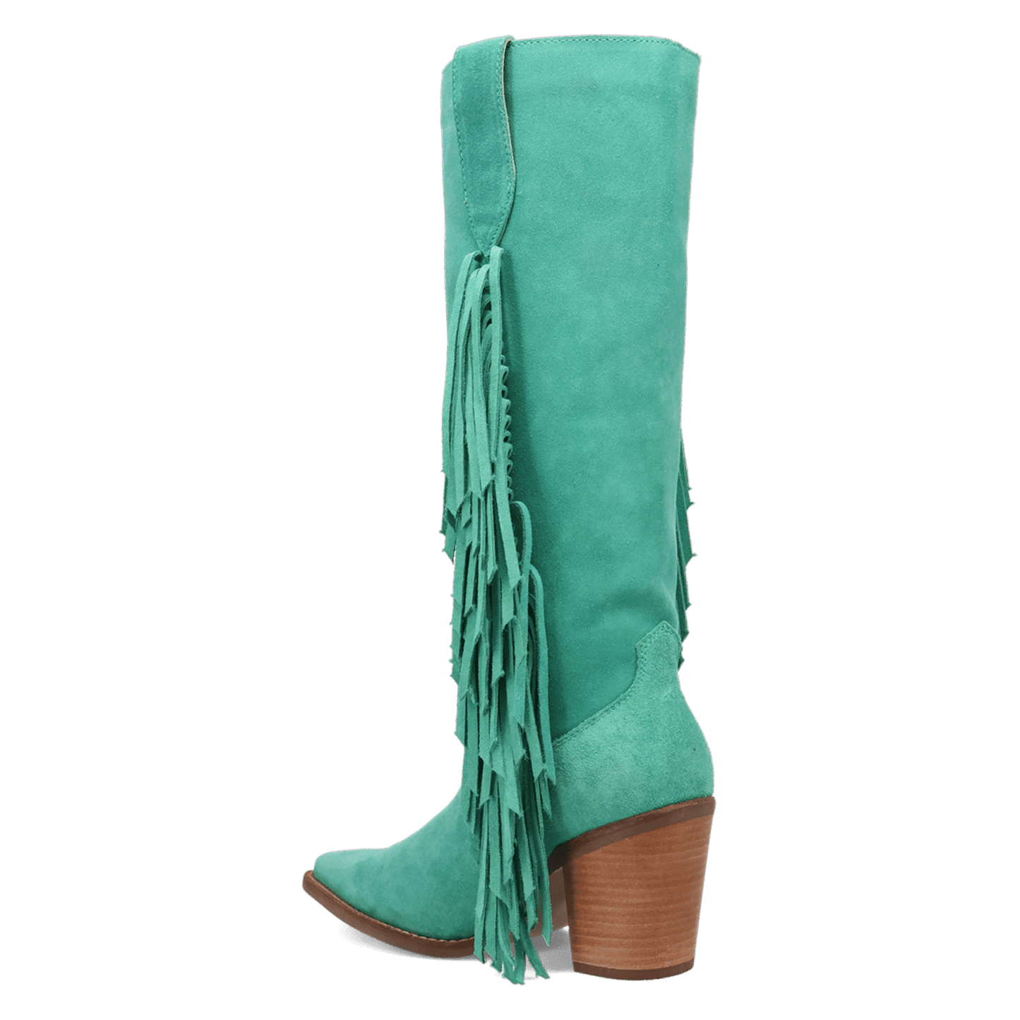 Women's Dingo Twister Leather Boot - Green - DI2282-GN