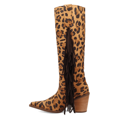Women's Dingo Twister Leather Boot - Leopard - DI2282-MU5