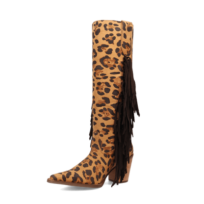 Women's Dingo Twister Leather Boot - Leopard - DI2282-MU5
