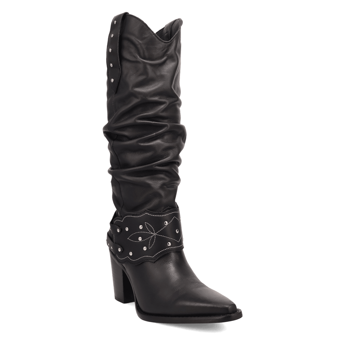 Women's Dingo Grit N' Grace Leather Boot - Black - DI2285-BK