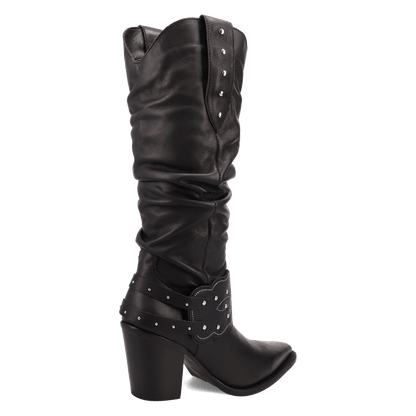 Women's Dingo Grit N' Grace Leather Boot - Black - DI2285-BK