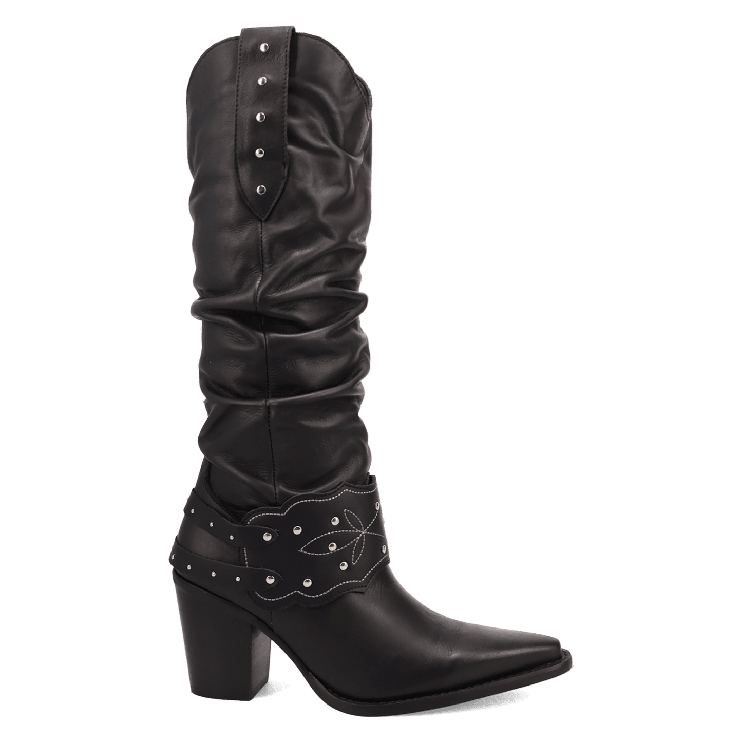 Women's Dingo Grit N' Grace Leather Boot - Black - DI2285-BK