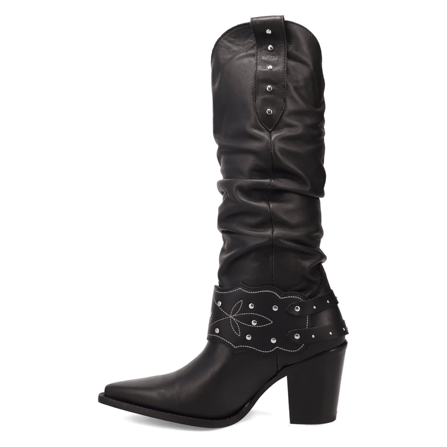 Women's Dingo Grit N' Grace Leather Boot - Black - DI2285-BK