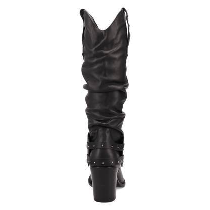 Women's Dingo Grit N' Grace Leather Boot - Black - DI2285-BK