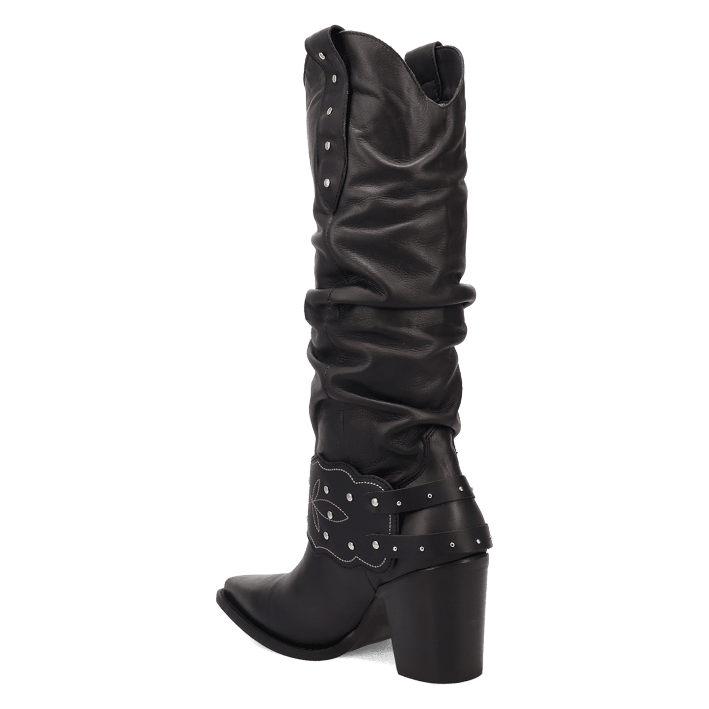 Women's Dingo Grit N' Grace Leather Boot - Black - DI2285-BK
