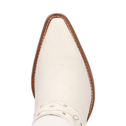 Women's Dingo Grit N' Grace Leather Boot - White - DI2285-WH