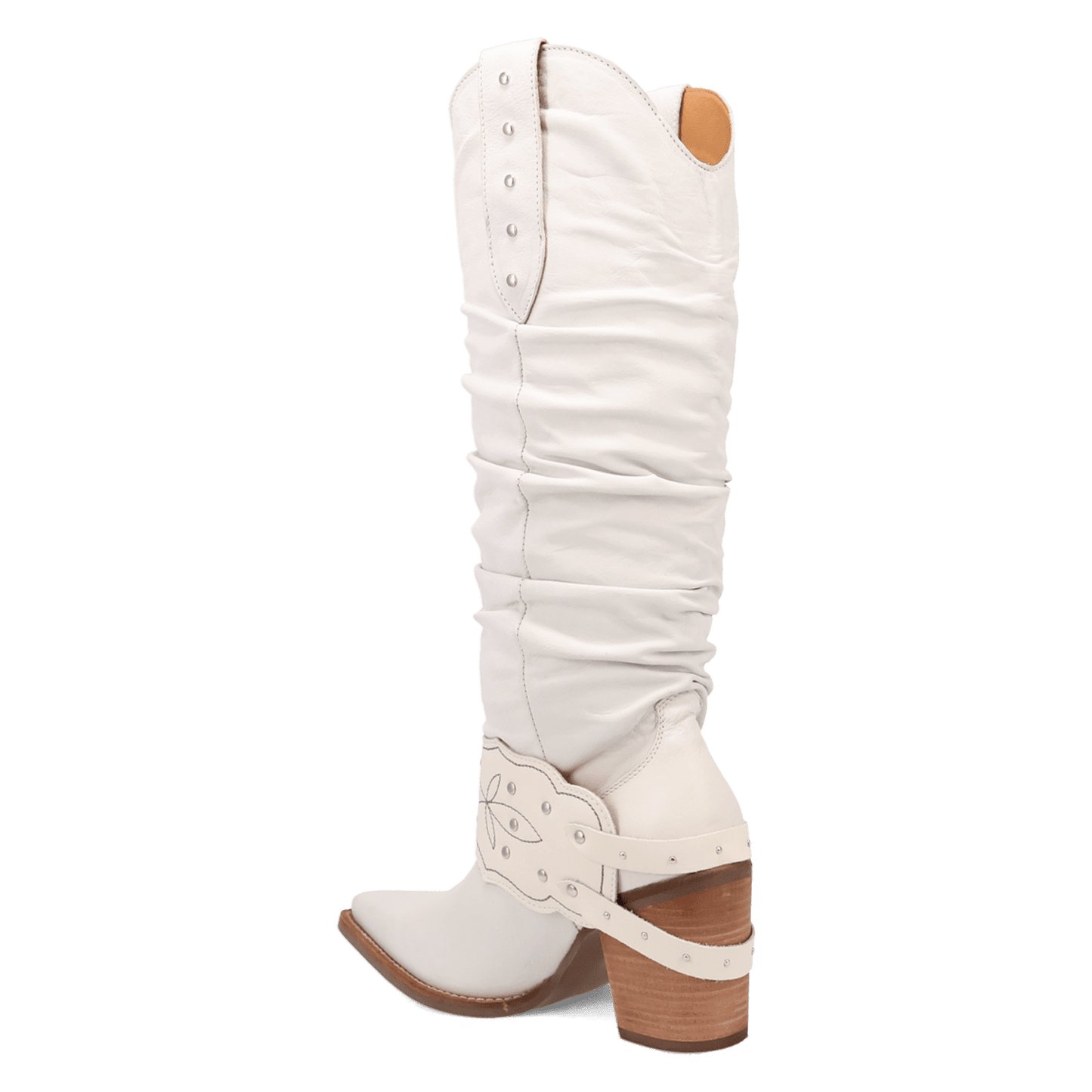 Women's Dingo Grit N' Grace Leather Boot - White - DI2285-WH