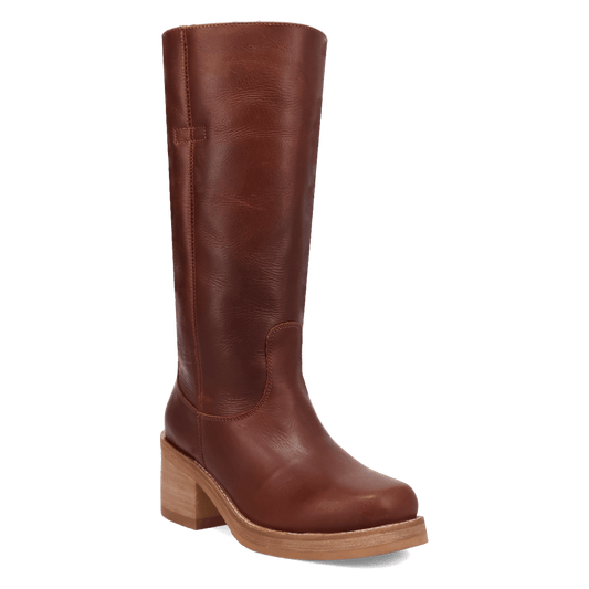 Women's Dingo Vagabond Leather Boot - Brown - DI2287-BN