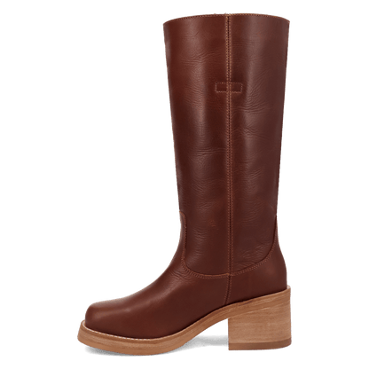 Women's Dingo Vagabond Leather Boot - Brown - DI2287-BN