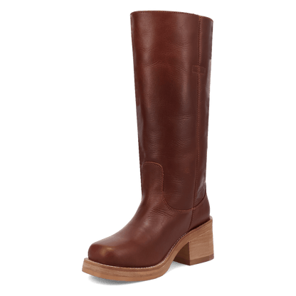 Women's Dingo Vagabond Leather Boot - Brown - DI2287-BN