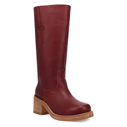 Women's Dingo Vagabond Leather Boot - Merlot - DI2287-RD16