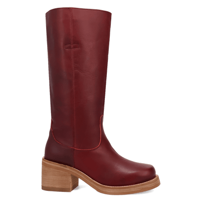 Women's Dingo Vagabond Leather Boot - Merlot - DI2287-RD16