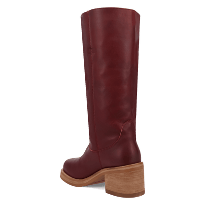 Women's Dingo Vagabond Leather Boot - Merlot - DI2287-RD16
