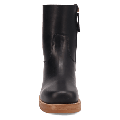 Women's Dingo Roxy Leather Bootie - Black - DI2290-BK