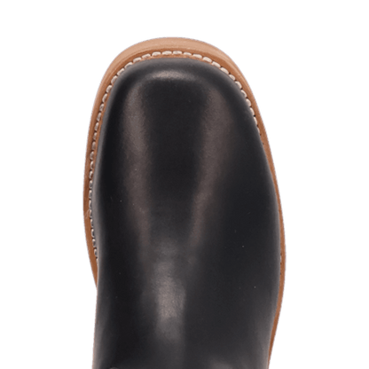 Women's Dingo Roxy Leather Bootie - Black - DI2290-BK