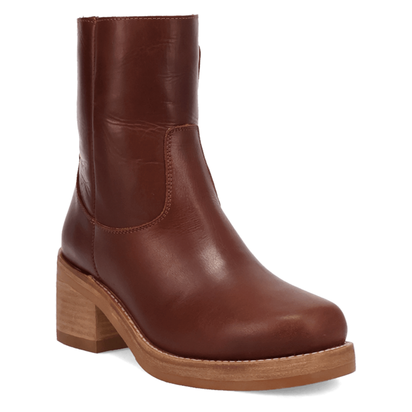 Women's Dingo Roxy Leather Bootie - Brown - DI2290-BN