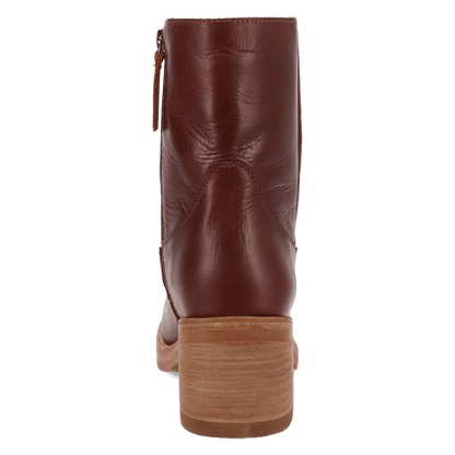 Women's Dingo Roxy Leather Bootie - Brown - DI2290-BN