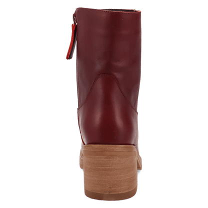 Women's Dingo Roxy Leather Bootie - Merlot - DI2290-RD16