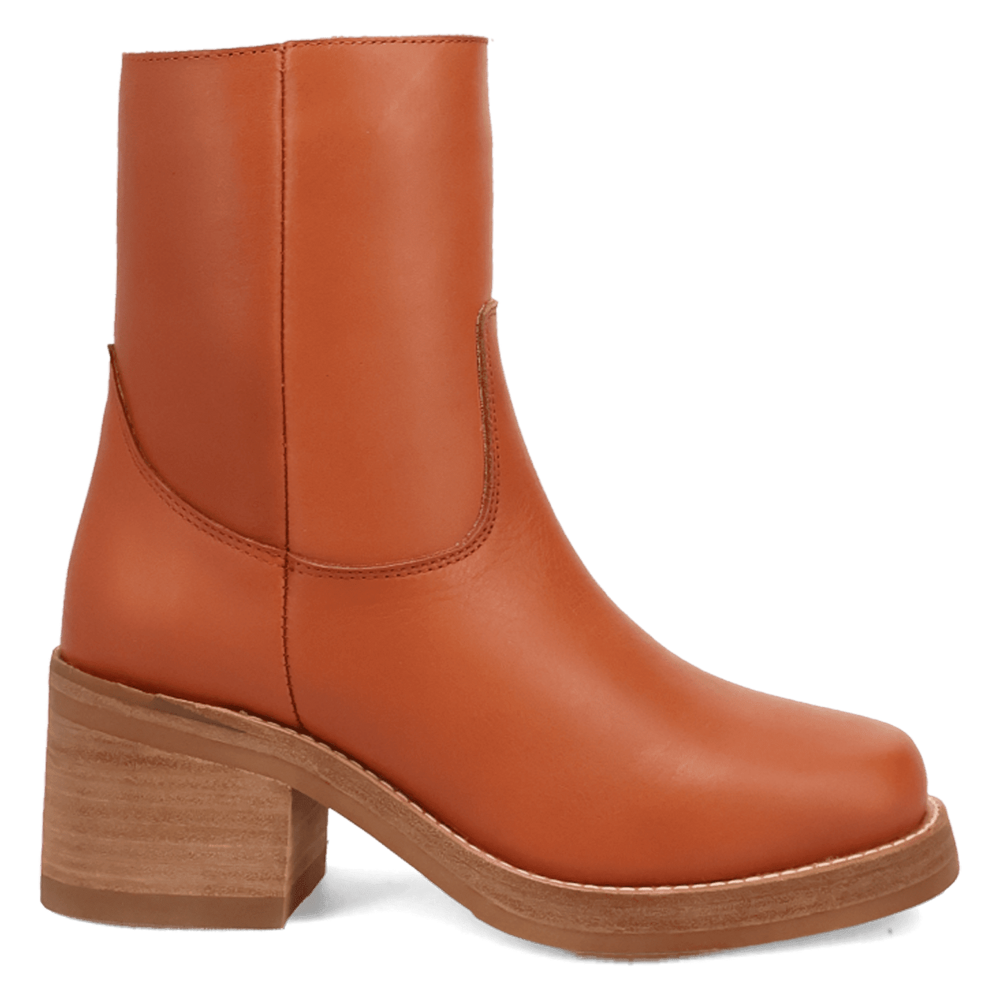 Women's Dingo Roxy Leather Bootie - Russet - DI2290-BN81