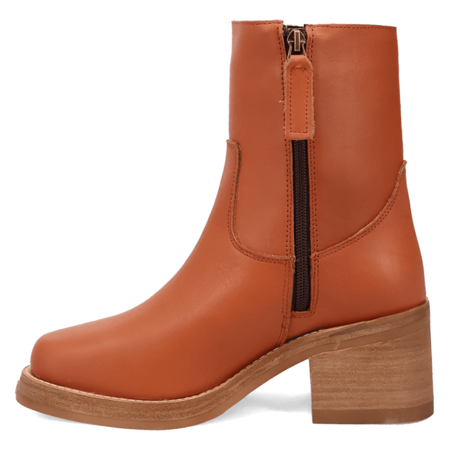 Women's Dingo Roxy Leather Bootie - Russet - DI2290-BN81