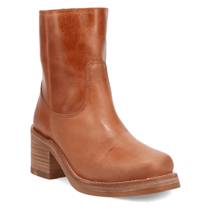 Women's Dingo Roxy Leather Bootie - Brown - DI2290-BN97