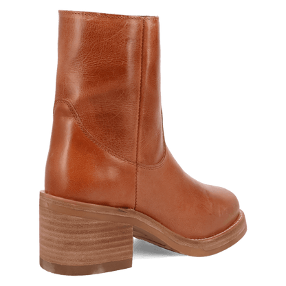 Women's Dingo Roxy Leather Bootie - Brown - DI2290-BN97