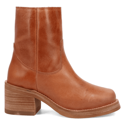 Women's Dingo Roxy Leather Bootie - Brown - DI2290-BN97