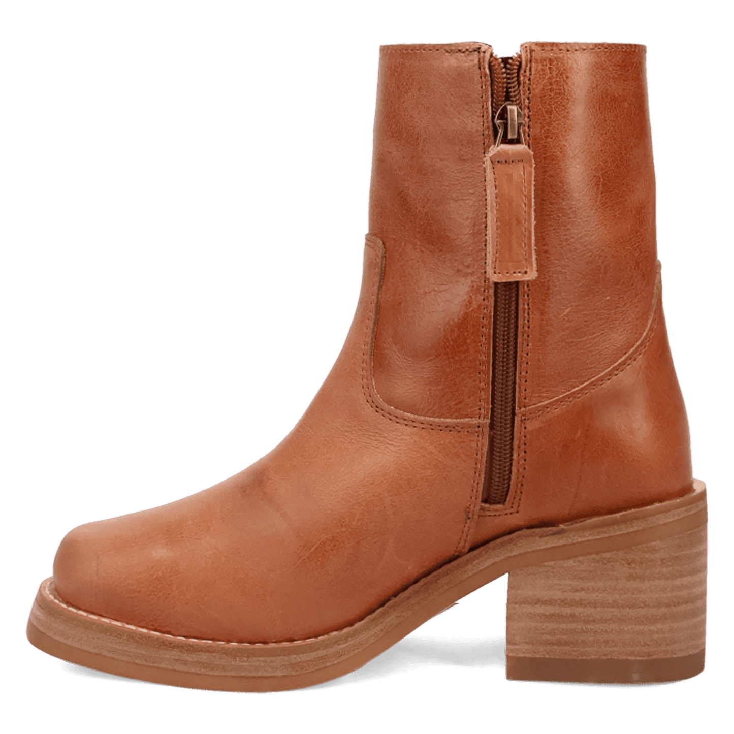 Women's Dingo Roxy Leather Bootie - Brown - DI2290-BN97