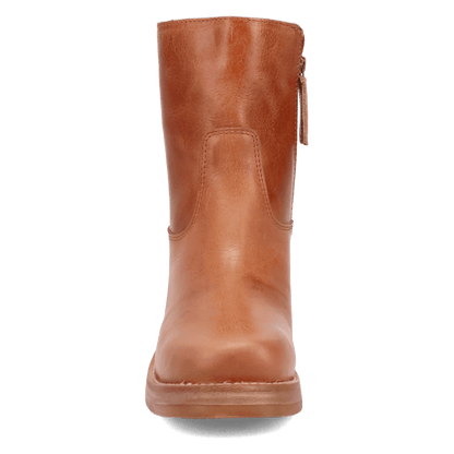 Women's Dingo Roxy Leather Bootie - Brown - DI2290-BN97